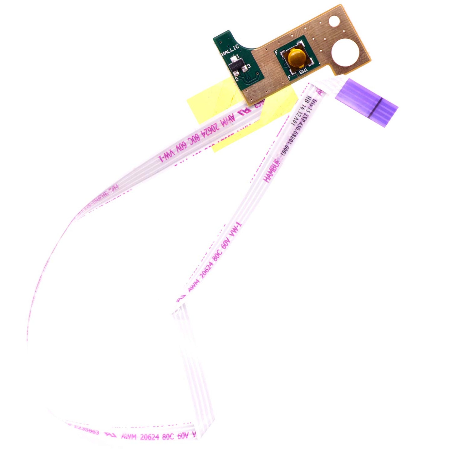 Deal4GO Power Button Board 6V0N7 06V0N7 450.08801.0001 Replacement for Dell Inspiron 15 3552 3565 3567 P63F