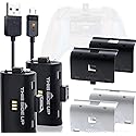 Nyko Xbox One Power Kit Plus - Rechargeable Battery Kit w/ 2 Batteries, Micro-USB Cable for Xbox one Controllers ONLY- Not Compatible w/Xbox S/X - Not