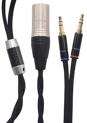 KK Cable HH-V HiFi Compatible Audio Upgrade Cable Replacement for T1 II, T5, Headphones, 4-pin XLR Male Plug. Audio Upgrade Cable. HH-V (1.5M(4.9FT))