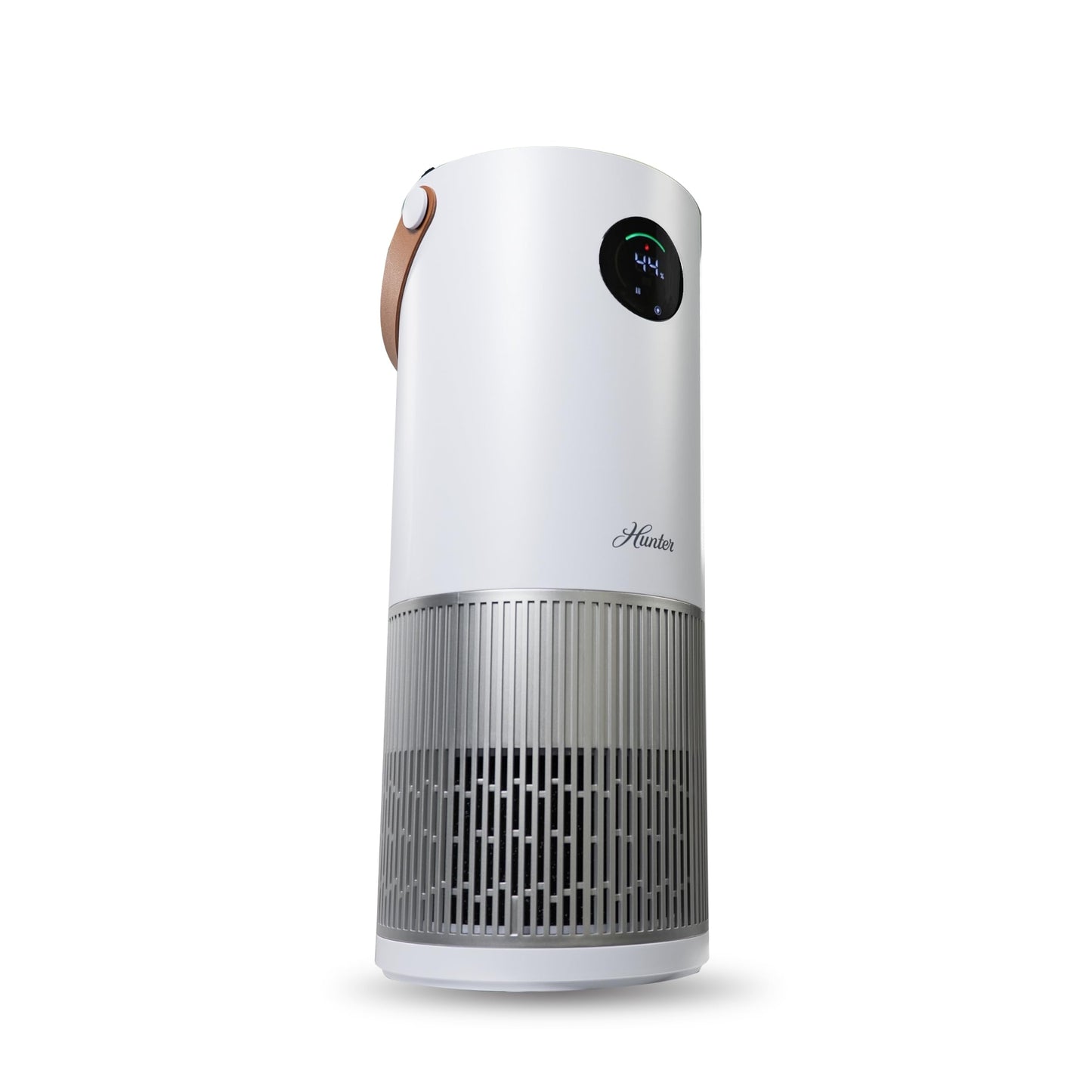 Hunter 1.1 Gal Evaporative Humidifier and Air Purifier In One, White/Silver