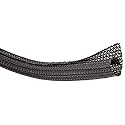 Braided Sleeving, 25 Ft, Black