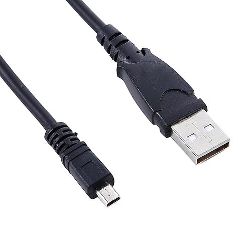5 FT Extra Long UC-E6 Replacement USB Date Charger Cable, USB PC Battery Charger Camera Data Cable Cord Lead for Nikon Coolpix S5100 Digital Cameras