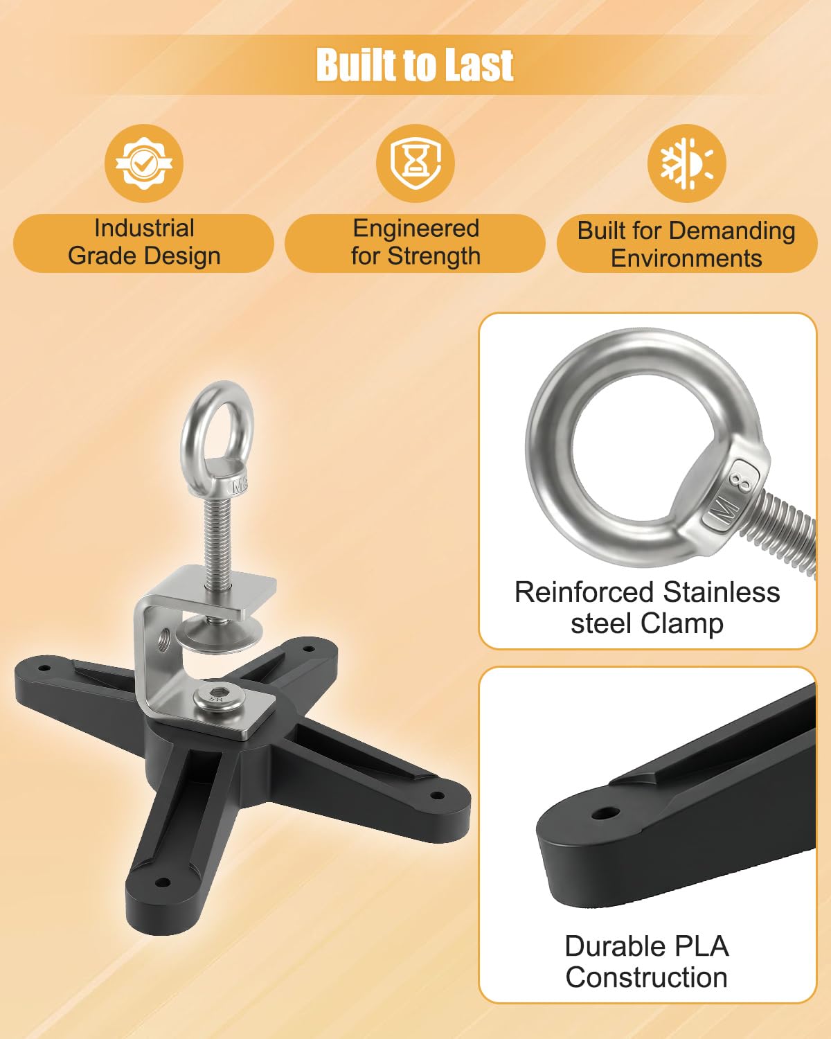 Beam Clamp Mount Fit for Ubiquiti UniFi AP Access Point Bracket