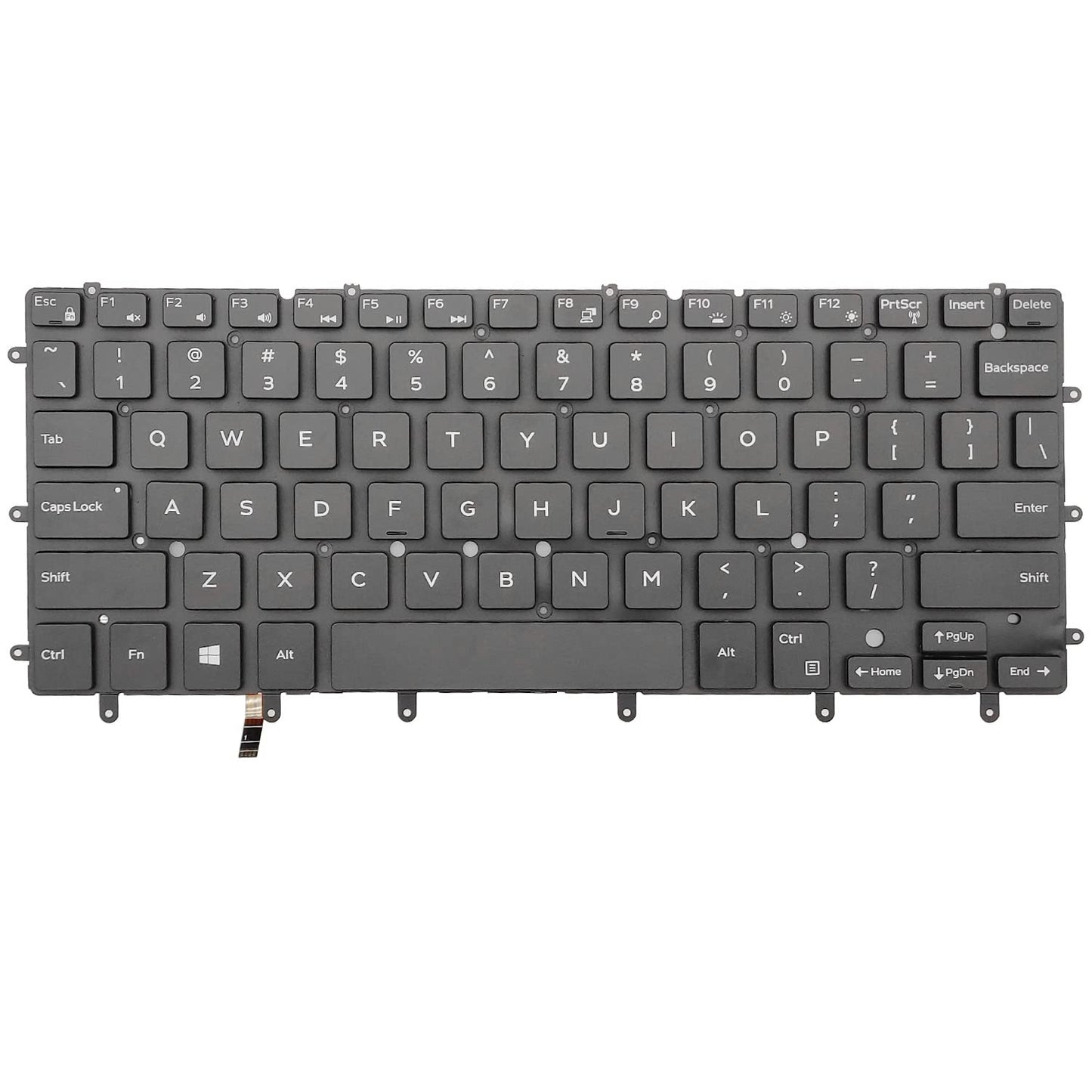 PAEBAI+ Replacement Laptop Keyboard Backlight for DELL XPS 13 9343 9350 9360 P54G, Inspiron 13 7347 7348 7352 7353 7359 P57G, Inspiron 15 7547 7548