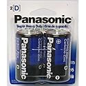 24 Pack Panasonic Super Heavy Duty D Batteries Retail Packaging