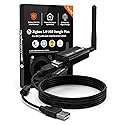 Zigbee 3.0 USB Dongle Plus-E (ZBDongle-E) Kit with 1.5m Shielded Extension Cable | Solves USB 3.0 Interference | EFR32MG21 Coordinator +20dBm for Home
