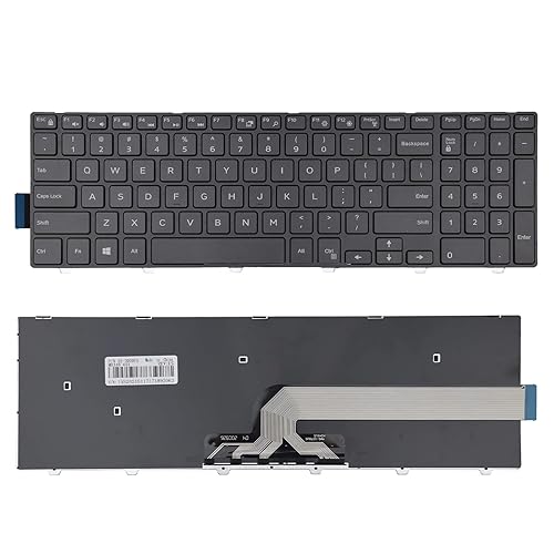 SUNMALL Laptop Replacement Keyboard with Frame Compatible with 15 3000 5000 3541 3542 3543 3551 3552 3558 3593 3567 5542 5545 5547 5755 5551 5558 5552