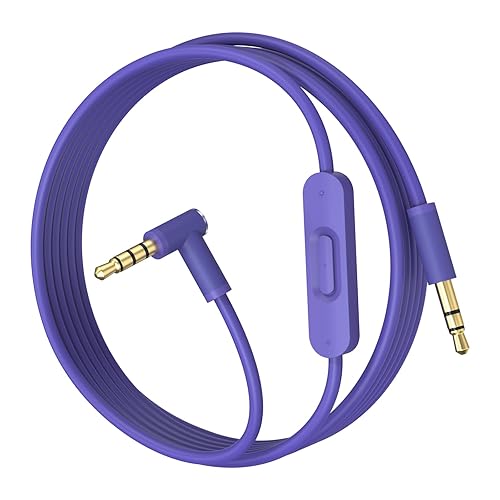Solo 3 Replacement Audio Cable Cord with Inline Mic and Volume Control Compatible with Beats Headphone…