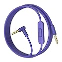 Solo 3 Replacement Audio Cable Cord with Inline Mic and Volume Control Compatible with Beats Headphone…
