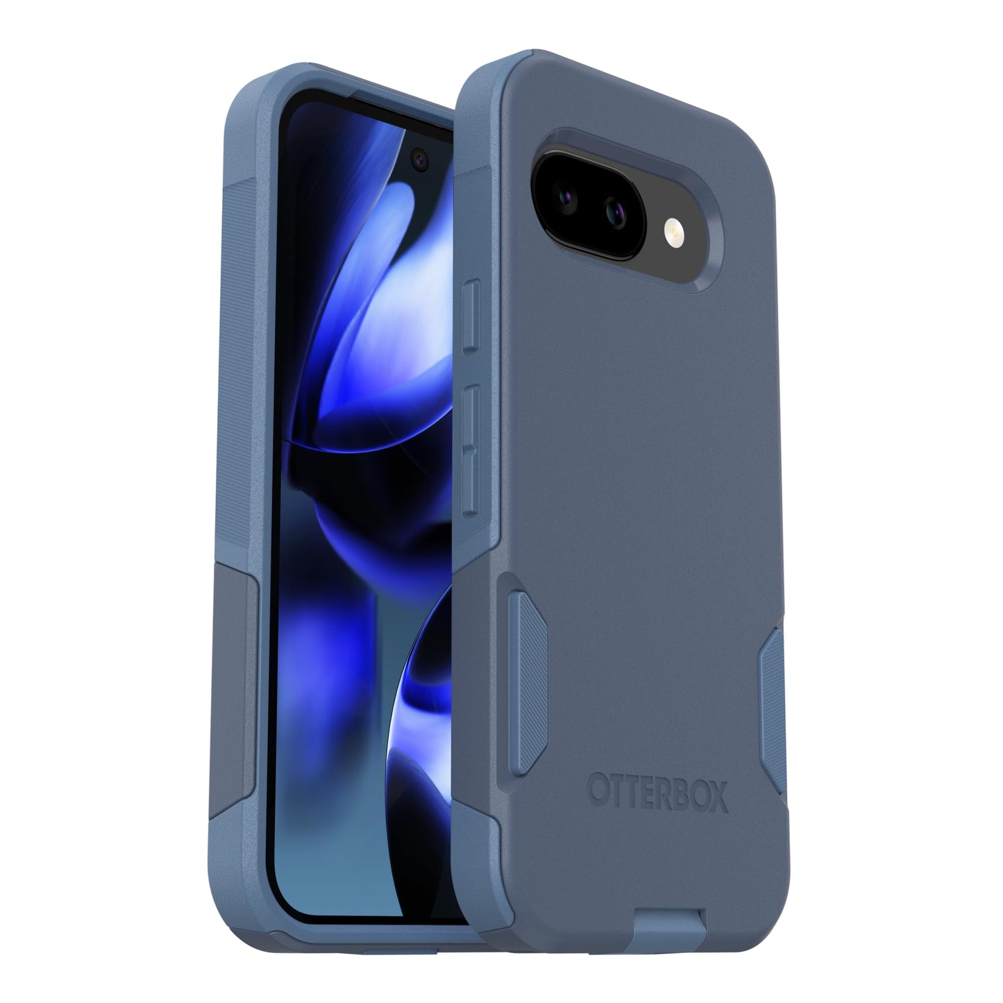 OtterBox Google Pixel 9a Commuter Series Case - Baby Blue Jeans, Slim & Tough, Pocket-Friendly, with Port Protection