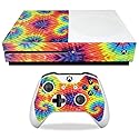 MightySkins Carbon Fiber Skin for Microsoft Xbox One S - Tie Dye 2 | Protective, Durable Textured Carbon Fiber Finish | Easy to Apply, Remove,