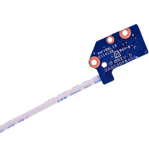 Deal4GO New ON/Off Button Power Switch Board W/Cable Replacement for HP OMEN Pro 15-DC 15-DC0051NR DAOG3DPB4D0