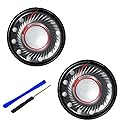 Headphone Speaker Replacement for Sony WH-1000XM4 XM3 XM2 Beats Studio3 Bose QC35 QC25 AKG, 40mm 32ohm Blown Speaker Crackling Distorted Fix, 2-Pack