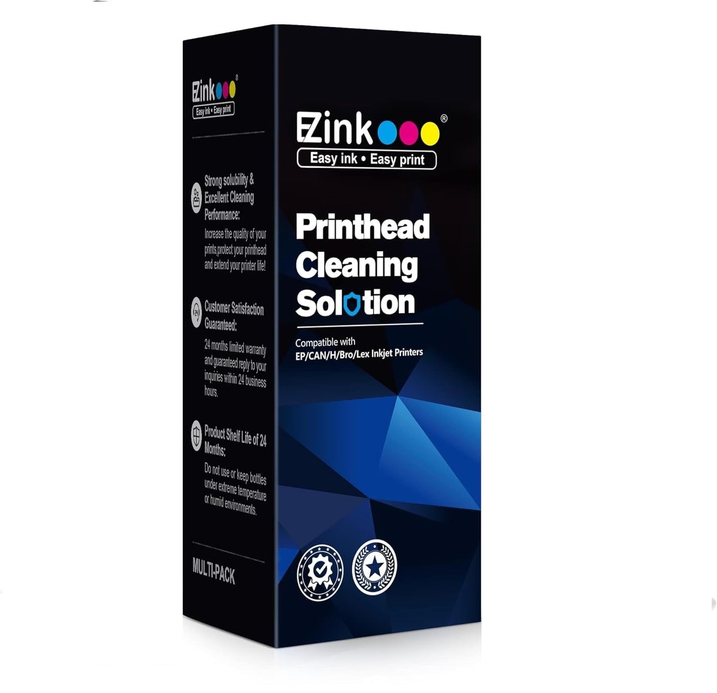 E-Z Ink for Canon/Brother Inkjet Printers Head Cleaning Kit WF-7710 3640 2650 Liquid Printer Nozzle,100ml*2 Pack