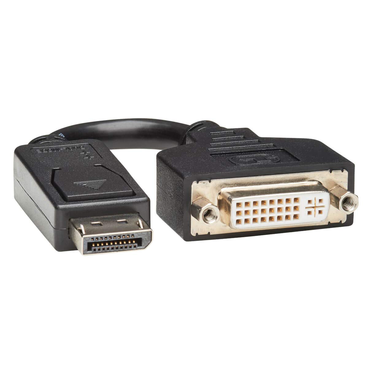 Tripp Lite DisplayPort to DVI Adapter Cable Converter Extender, Male-to-Female, 1080p @ HD Resolution, DisplayPort++ Dual-Mode Port, 6-inch Cord