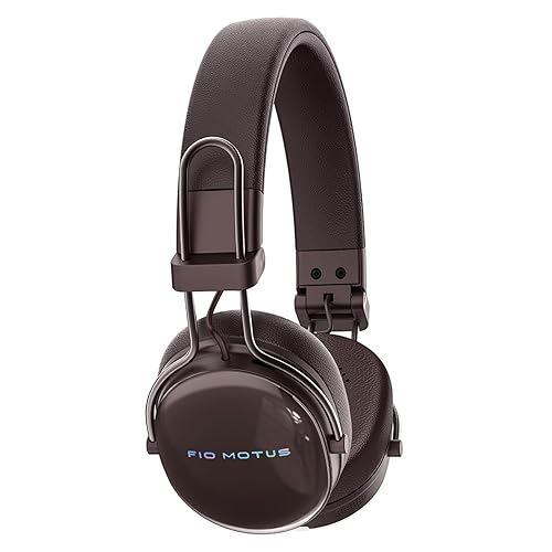 FIO MOTUS Active Noise Cancellation Wireless Bluetooth On-Ear Headphones:with - Hi Res Sound Up to 55H Battery Life, Lightweight, Comfortable…