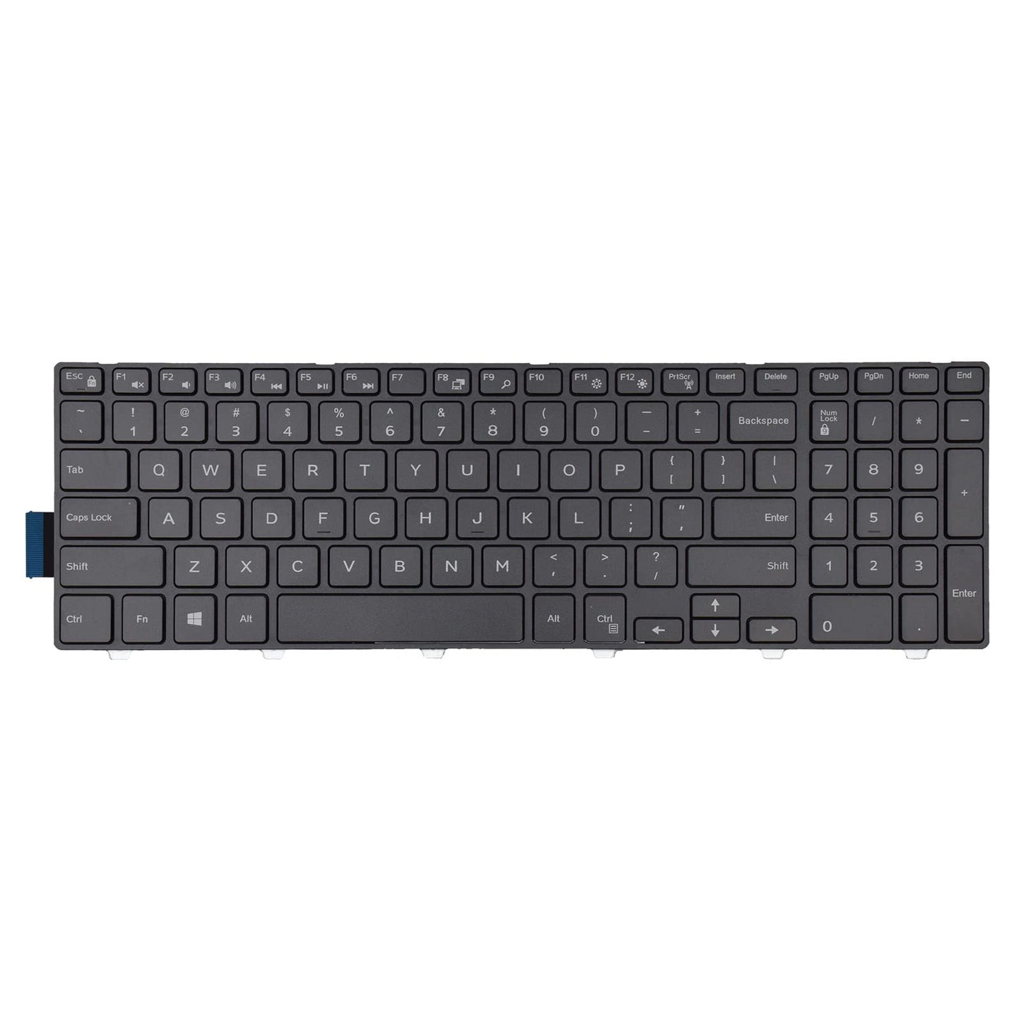 SUNMALL Laptop Replacement Keyboard with Frame Compatible with 15 3000 5000 3541 3542 3543 3551 3552 3558 3593 3567 5542 5545 5547 5755 5551 5558 5552