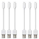 Short Phone Charger Cable (6 Pack 1 FT Cord) Compatible with Cellphone, All USB Charging Station, CLZHome Fast Charge & Sync Data Cables for Phone 11…