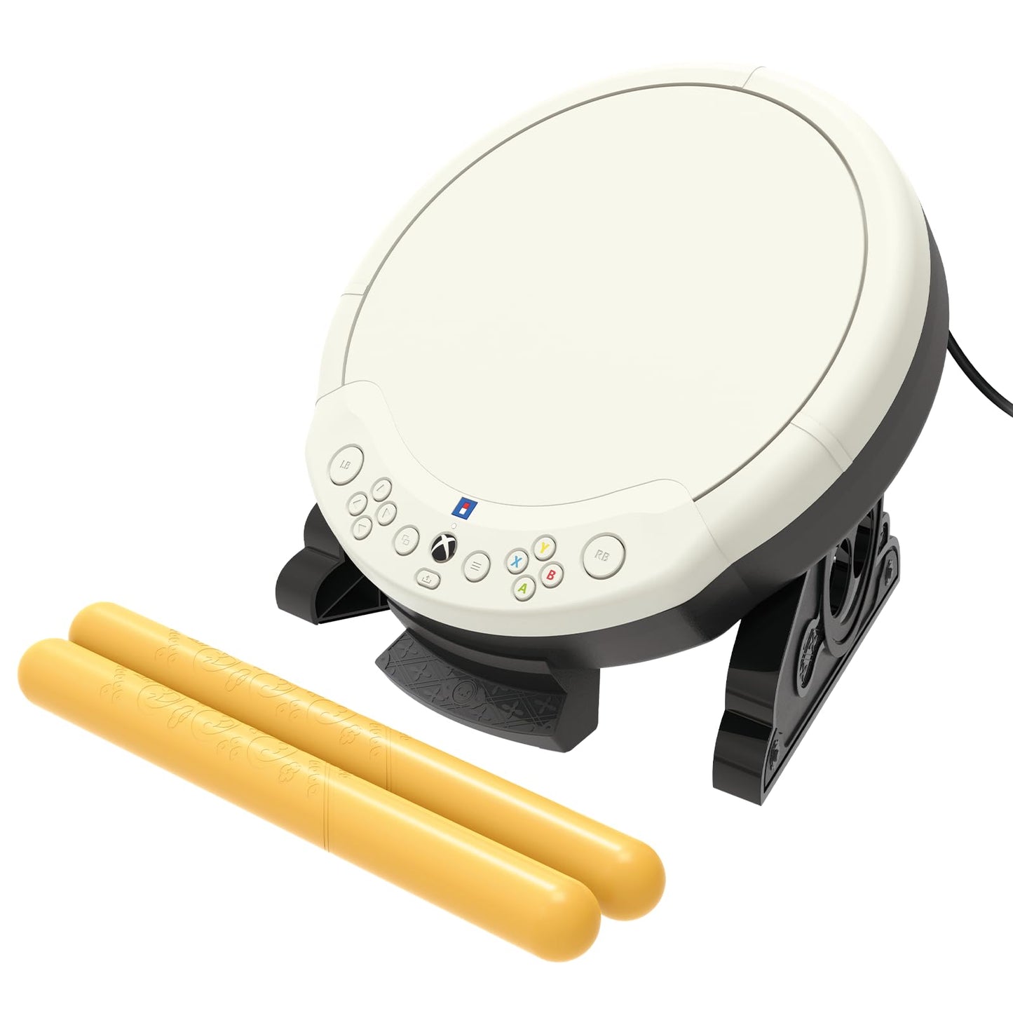 HORI Taiko No Tatsujin Drum Controller Designed for Xbox Series X|S and Windows 11/10 - Officially Licensed by Microsoft and Bandai Namco