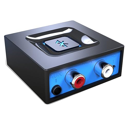 Bluetooth Audio Adapter for Music Streaming Sound System, Esinkin Wireless Audio Adapter Works with Smartphones and Tablets, Bluetooth Receiver