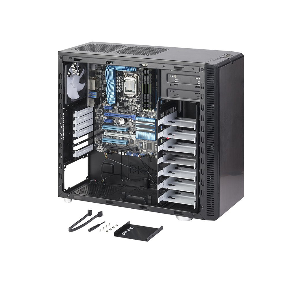 PNY Mounting kit for SSD or HDD 2.5 "Internal Bay, USB 3.0 Enclosure and cloning Software.