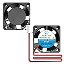 WINSINN 20mm 5V Fan - Hydraulic Bearing 12000 RPM 2010 Cooling Fan Replacement for Raspberry Pi/3D Printer/Small Server/Gaming Consoles/Network, 30cm