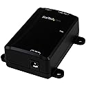 StarTech.com 1 Port Gigabit Midspan - PoE+ Injector - 802.3at and 802.3af - Wall-Mountable Power over Ethernet Injector Adapter , TAA (POEINJ1G)