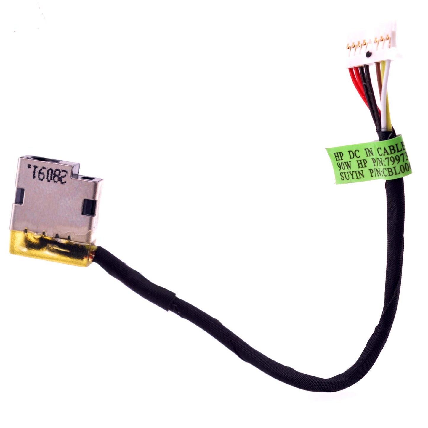 Deal4GO DC Power Jack Cable 799736-Y57 799736-S57 799736-F57 Replacement for HP 240 246 250 255 G4 G5 255 256 G7 15-AC 15-AF 15-DA 15-DB 15-AE 15-AU