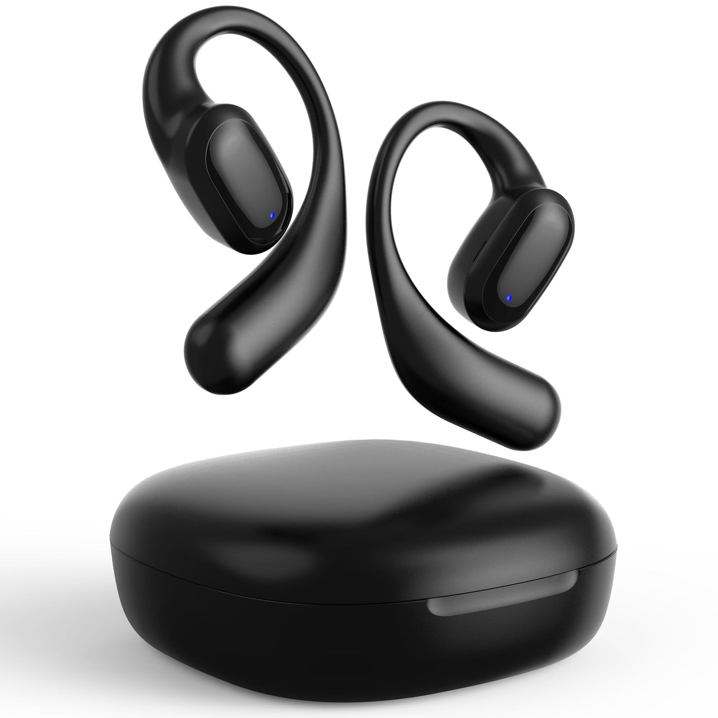Mythsound Open Ear Headphones, Bluetooth 5.3 Wireless Earbuds with Earhooks, 75 Hours Playtime, Fast Charging, Sweat Resistant, Digital Display…