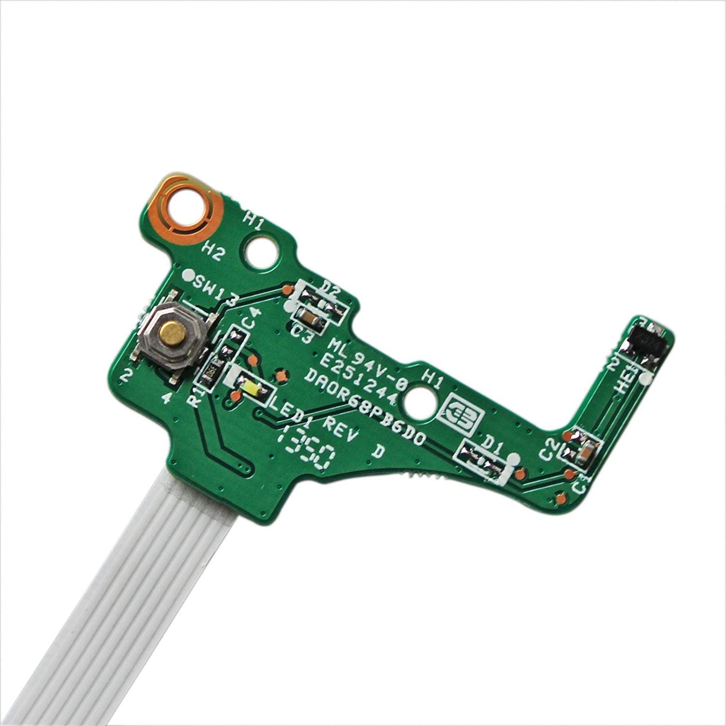 Zahara Power Switch Button Board with Ribbon Replacement for HP Pavilion 17-e116nr 17-e122nr 17-e019dx 17-e112nr 17-e079nr 17-e118nr 17-e009wm