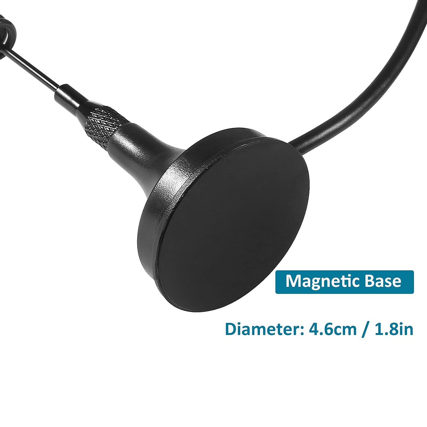 AEDIKO 2pcs Police Scanner Antenna - 20-1300MHz Radio Scanner Antenna for Police Radio Scanner