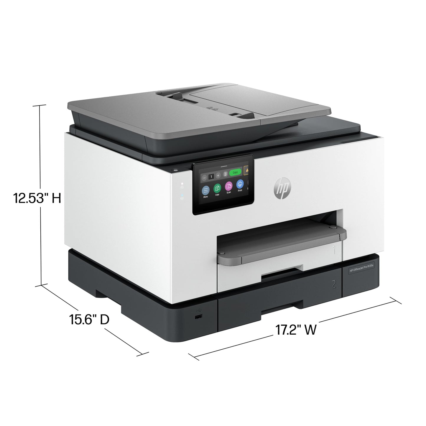 HP OfficeJet Pro 9135e All-in-One Printer, Color, Printer-for-Small Medium Business, Print, Copy, scan, fax, Wireless 3 months of Instant Ink