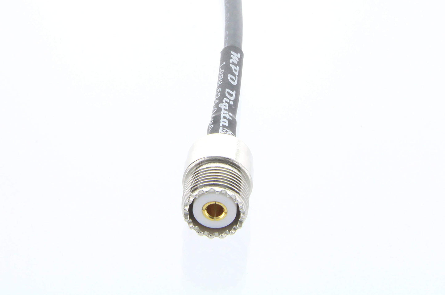 MPD Digital 50 ohm USA Made RG58 Hand-Held Jumper with SMA Female to UHF SO239 Female Connectors- Mobile/Base Extension Cable - Adapter for UHF Base…