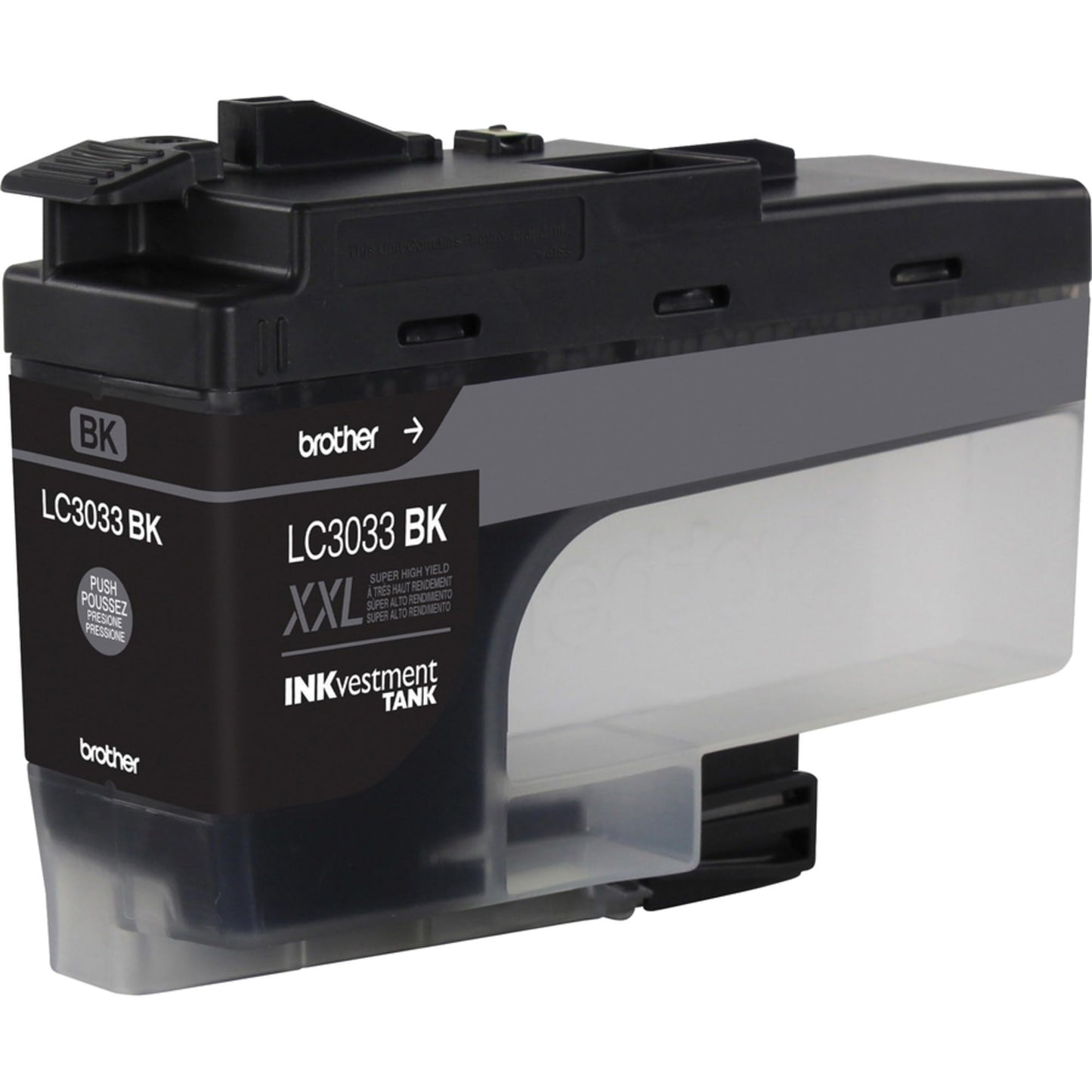 Brother Genuine LC3033BK, Single Pack Super High-Yield Black INKvestment Tank Ink Cartridge, Page Yield Upto 3,000 Pages, LC3033, Amazon Dash