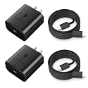 45W USB-C Charger, Super Fast Charger Type C for Sam Sung Galaxy S24 Ultra/S24/S24+/S23 Ultra/S22+/S22 Ultra/S23/S23+/S22 with 5.9FT Cable 2 Pack