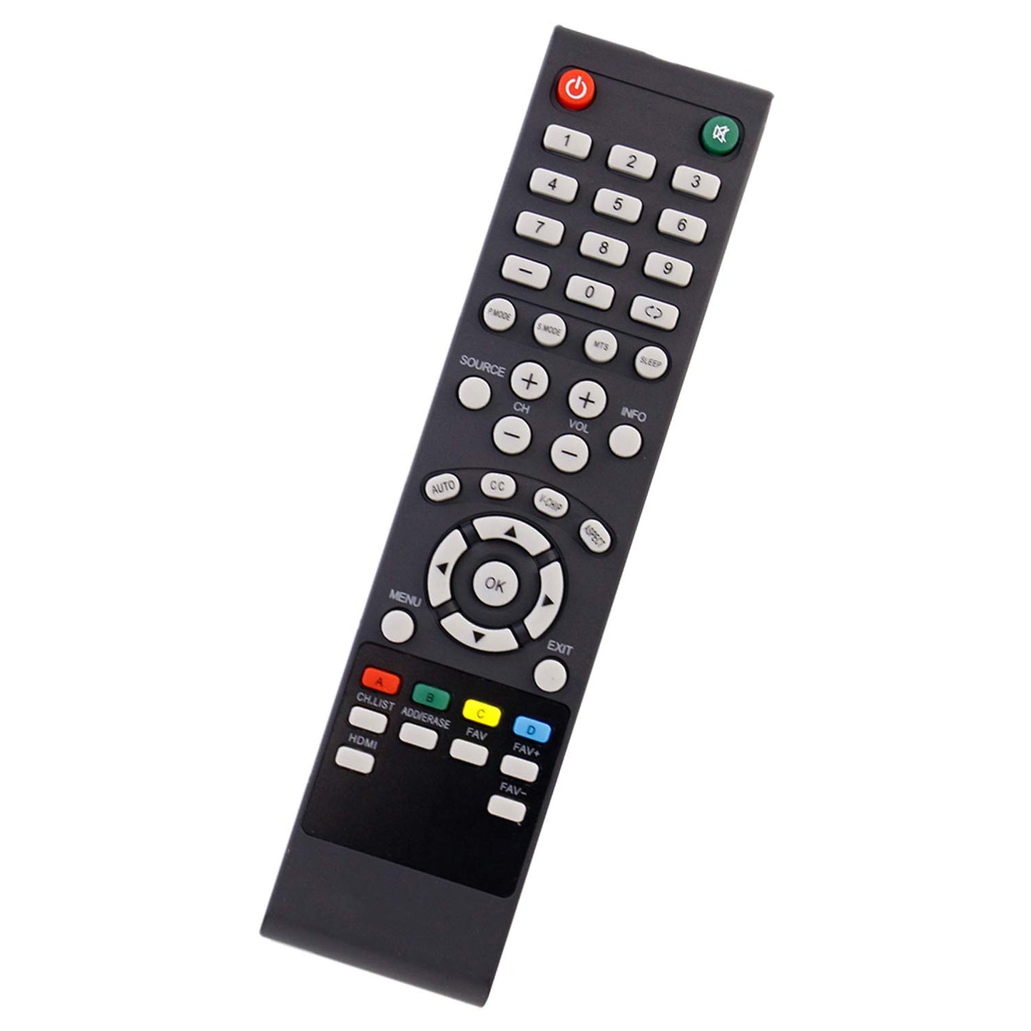 Replacement Remote Control fit for Seiki TV SE55GY19 SE65UY04 SE22FE01 SE65GY25 SE40FY27 SE32FY22 TV SE24FE01-W SE19HE01 SE39HE02 LC-32G82 SE24FT01