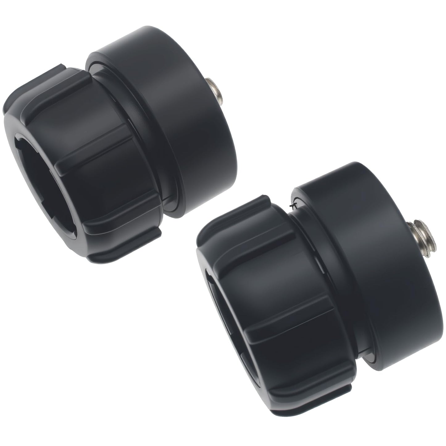 SYCZIOHU 17 MM Ball Head Bracket Connector with 1/4 Inch Screw for Phone Stand, Tripod and Camera Stand (2 PCS Black)