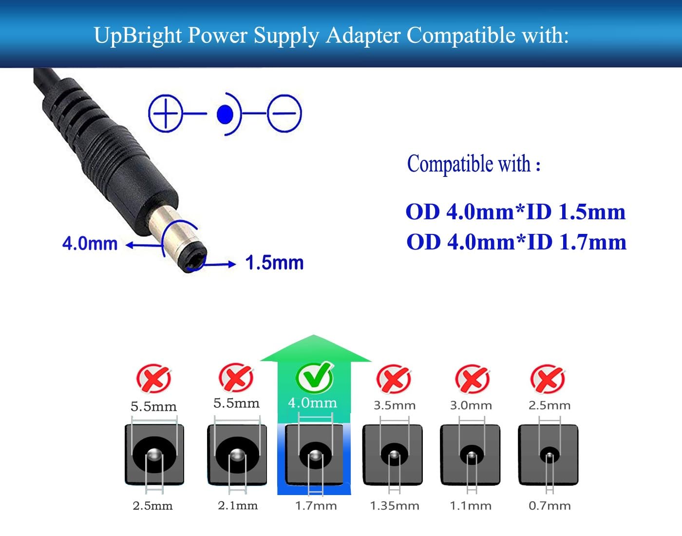 UpBright 12V 1A AC/DC Adapter Compatible with LG BP135 BPM55 BP255 BPM25 BP325 BP350 BP155 BP300 BP250 BP450 BP145 BP125 P DP372D DP373D DP375TV…