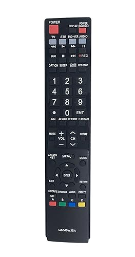 New GA840WJSA TV Remote Control for Sharp Aquos TV