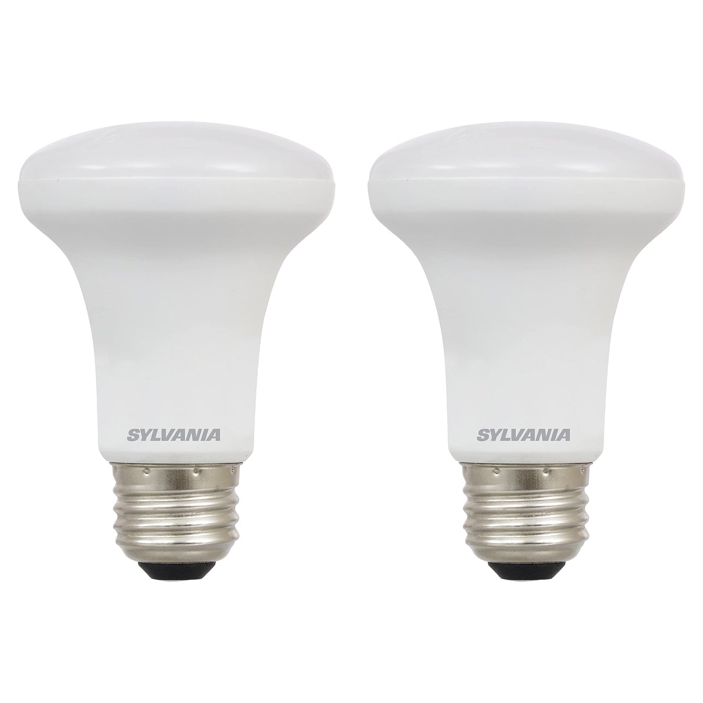 SYLVANIA LED Flood R20 Light Bulb, 50W=5W, 10 Year, 325 Lumens, E26 Medium Base, Dimmable, 2700K, Soft White - 2 Pack (73993)