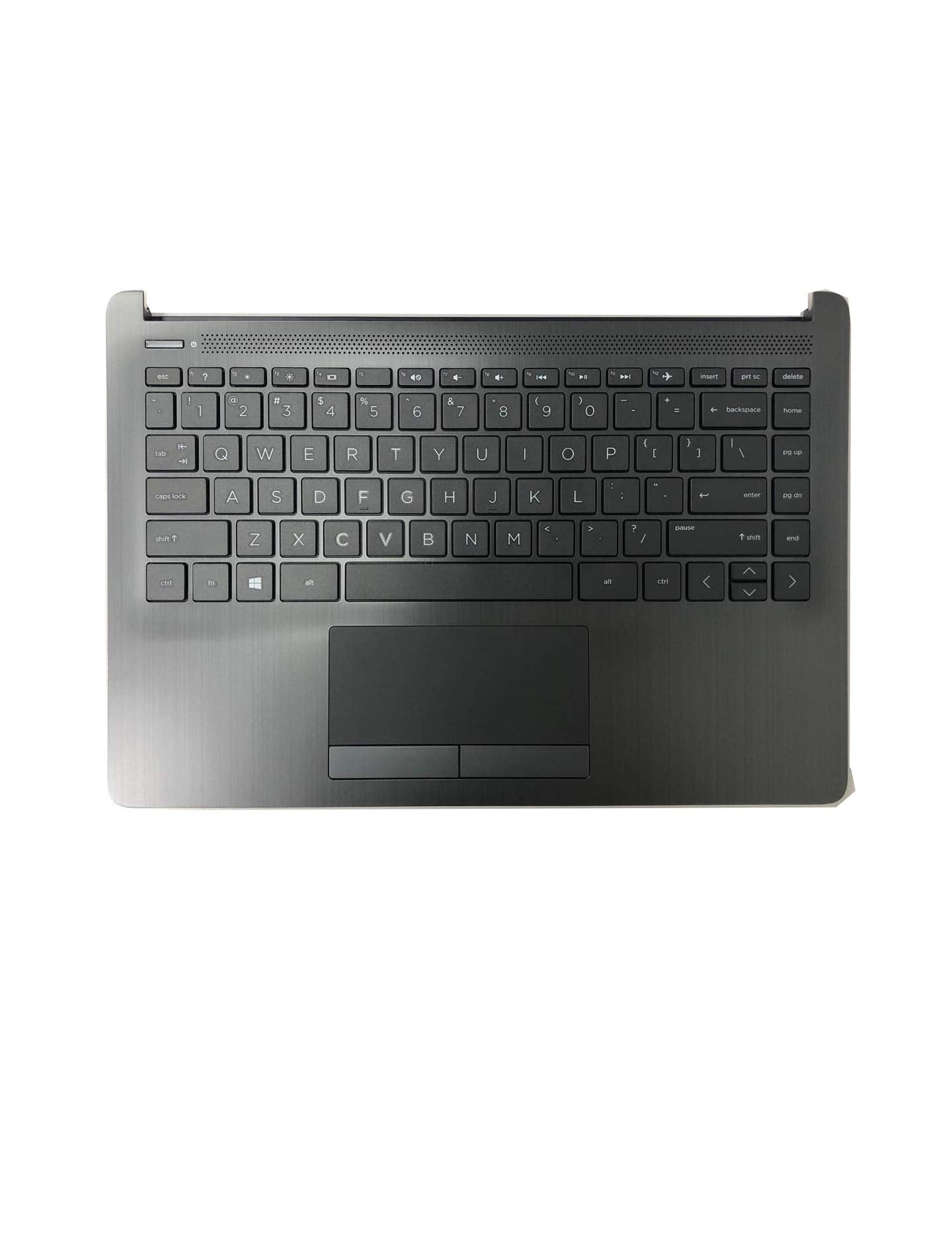 LTPRPTS for HP Pavilion 14-CF 14-DF 14-DK Upper Palmrest Non-Backlit Keyboard Trackpad L24818-001 6070B1306601