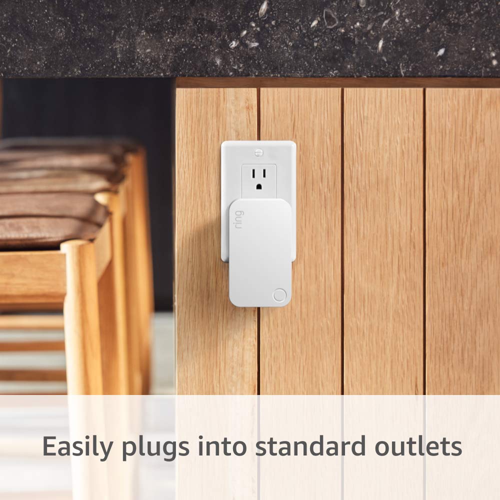 Ring Alarm Range Extender (2nd Gen) | Extend Ring Device Coverage Up to 250ft Range | Eliminate Dead Zones | Easy Plug-and-Play Setup | Base Station