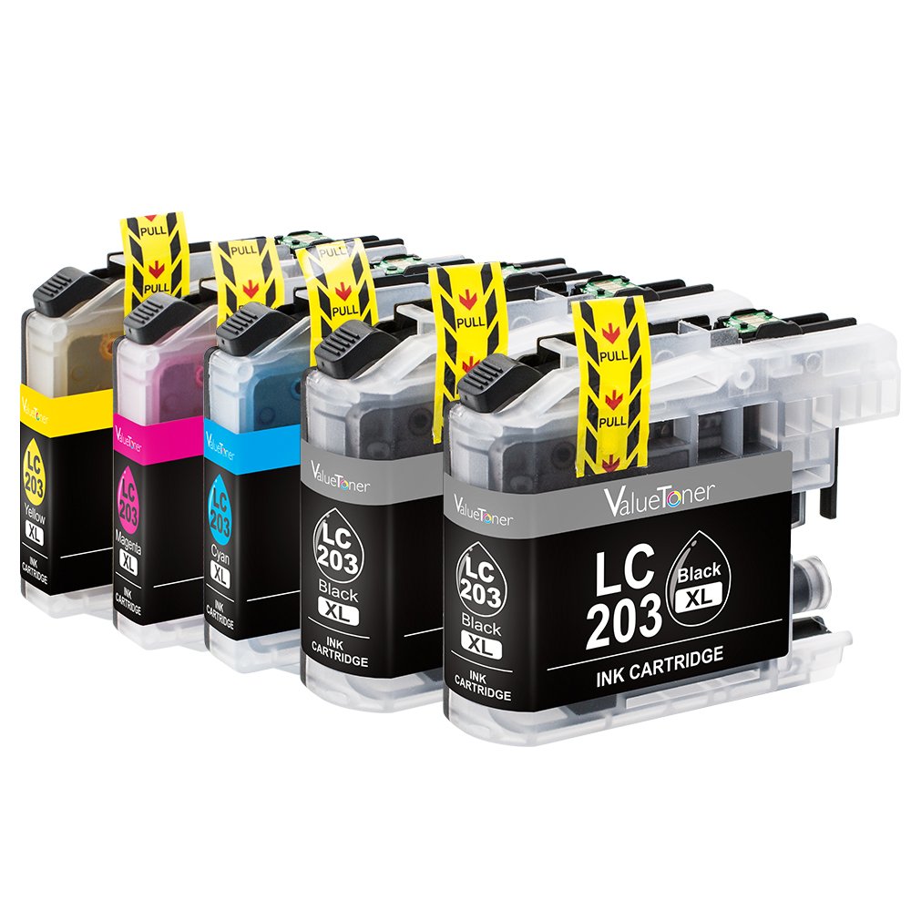 Valuetoner Replacement for Brother LC203 LC203XL Ink Cartridges for Brother MFC-J480DW MFC-J880DW MFC-J460DW MFC-J680DW MFC-J4620DW MFC-J4420DW