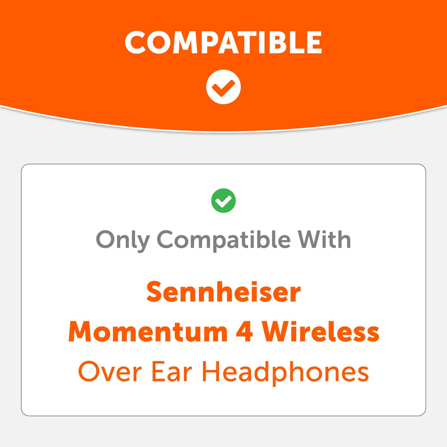 WC SweatZ Momentum 4 - Patented Earpad Covers for Sennheiser Momentum 4 Wireless Over Ear Headphones by Wicked Cushions | Sweatproof & Easily Washable