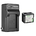 Kastar 1-Pack CGA-DU14 Battery and AC Wall Charger Replacement for Panasonic PV-GS55, PV-GS59, PV-GS65, PV-GS70, PV-GS75, PV-GS80, PV-GS83, PV-GS85