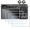 Glass Screen Protector Compatible Sony A6400 A6600 A6300 A6000 NEX7 NEX6L Mirrorless Digital Camera,debous Antiscratch Tempered Glass crystalclear