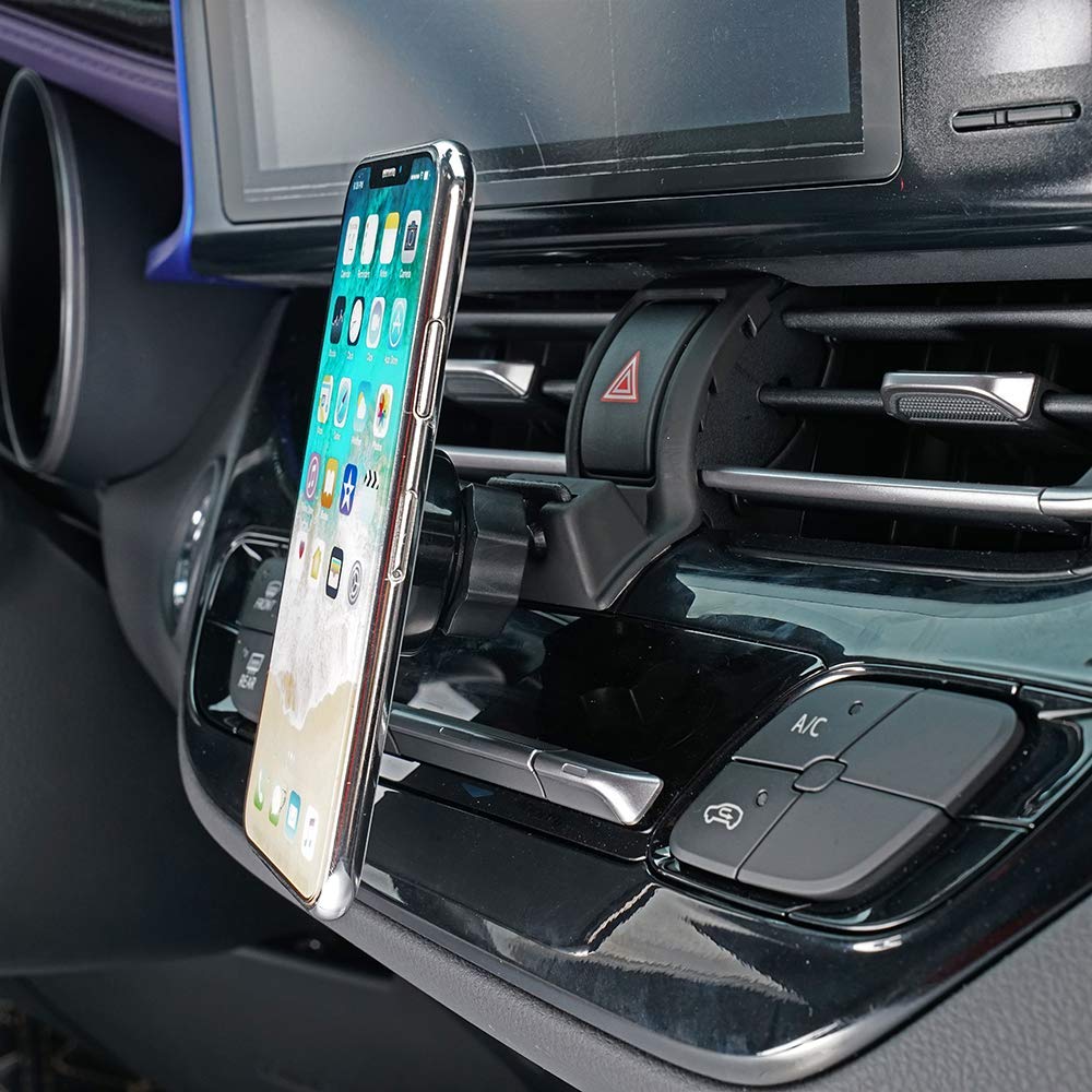 BeHave Autos Magnetic Phone Holder Fit for Toyota CHR 2017 2018 2019 2020 2021 Air Vent Phone Mount Adjustable, Car Phone Cradle Fit for iPhone
