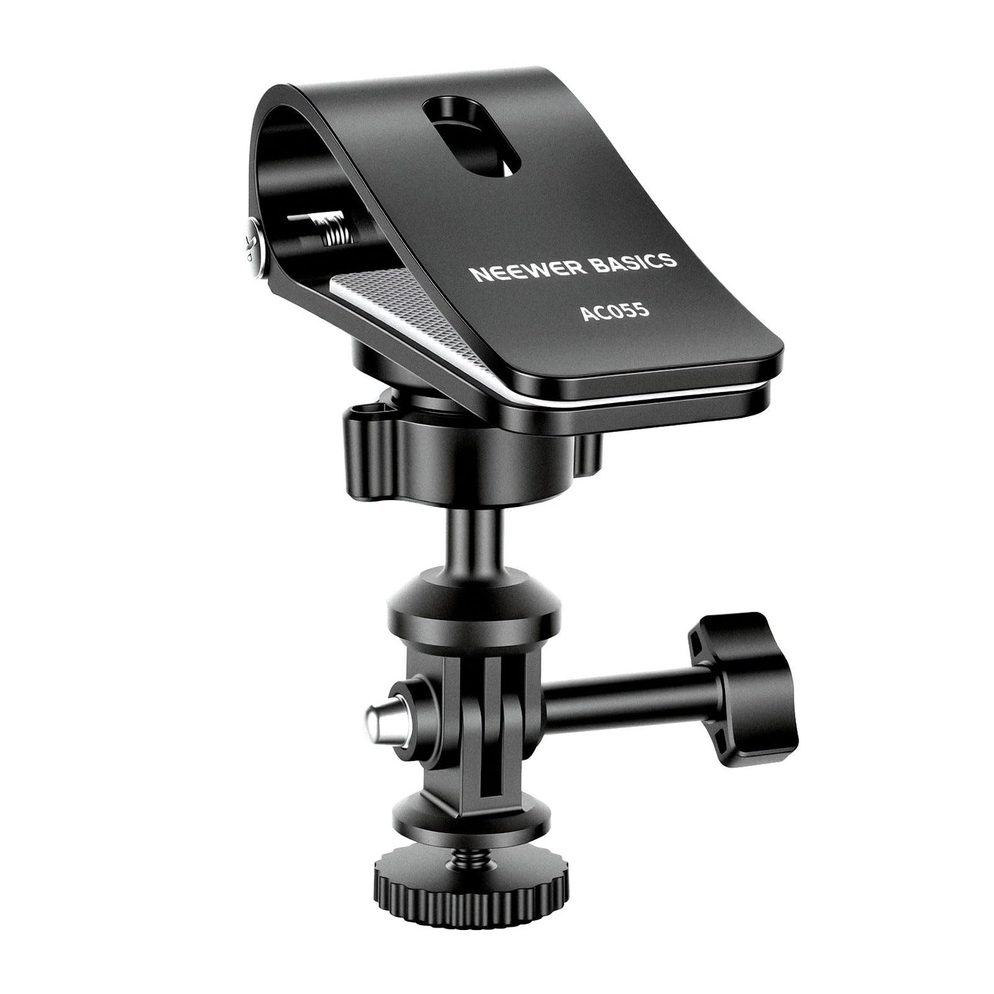 NEEWER Basics Car Sun Visor Mount, 360° Ball Head Action Camera Holder Bracket Accessories Kit Compatible with GoPro DJI Insta 360 for POV Vlogging