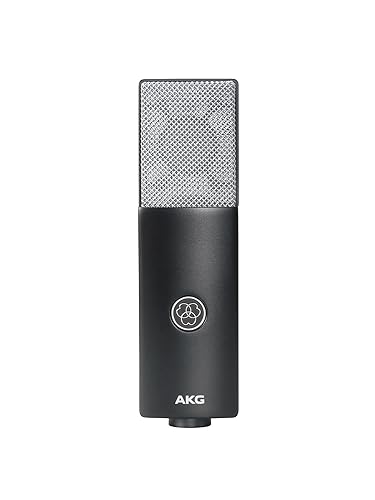 AKG C104 Professional Large Diaphragm Cardioid Condenser Microphone - XLR Studio Mic for Podcasting, Streaming, Broadcasting & Music Recording, Low