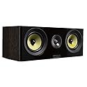 Fluance Signature HiFi 2-Way Center Channel Speaker for Enhanced Dialogue and Vocals in Home Theater Surround Sound Systems - Natural Walnut (HFCW)